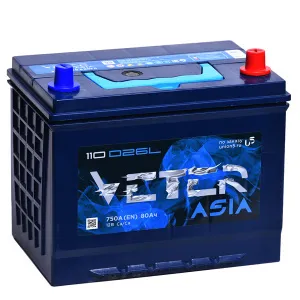 VETER Asia  80Ач  Россия*